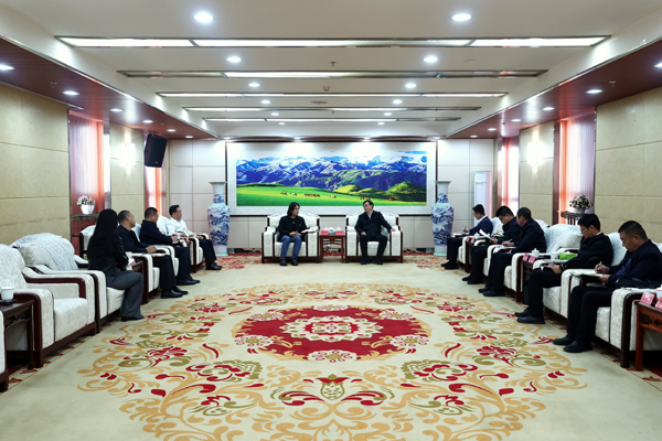 支现伟会见河南贝迪塑业（集团）有限公司一行