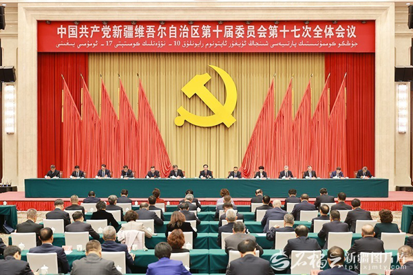 自治区党委十届十七次全会召开